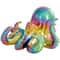 11" Multicolor Shiny Ceramic Octopus Sculpture